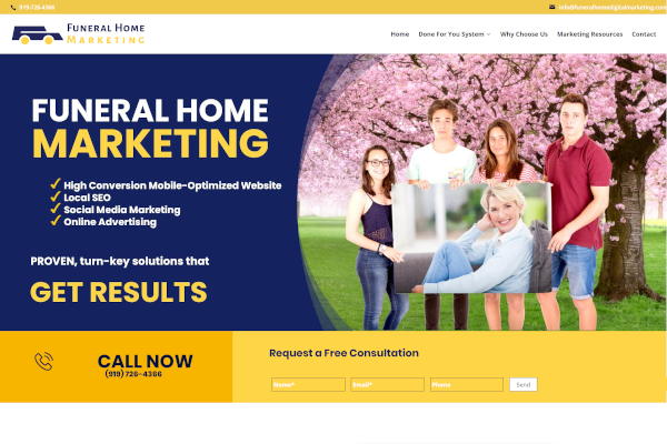 funeral home marketing